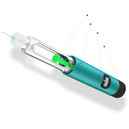 GensuPen 2, automatische Insulinpumpe, türkis