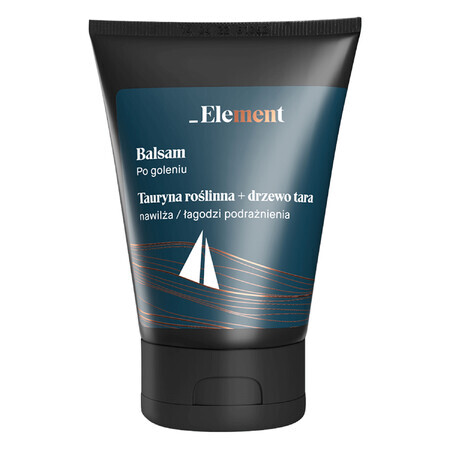 Element Men, feuchtigkeitsspendender und beruhigender Aftershave-Balsam, pflanzliches Taurin + Tara-Baum, 125 ml