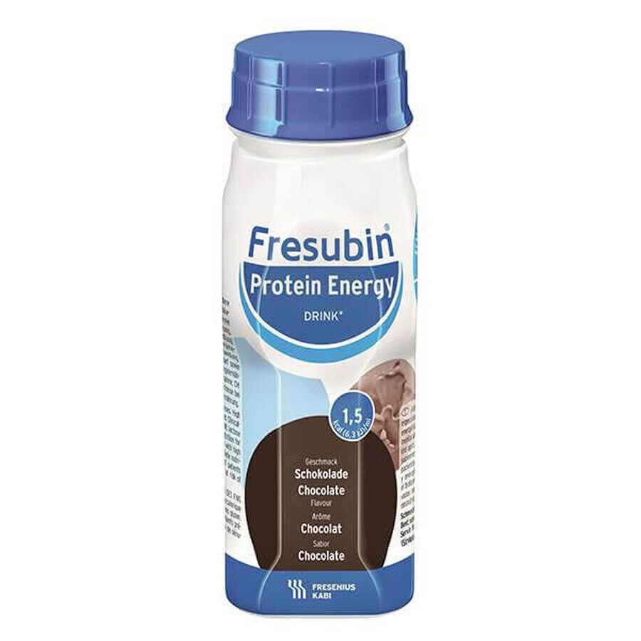 Fresubin Protein Energy Drink, preparat nutritiv, aromă de ciocolată, 4 x 200 ml