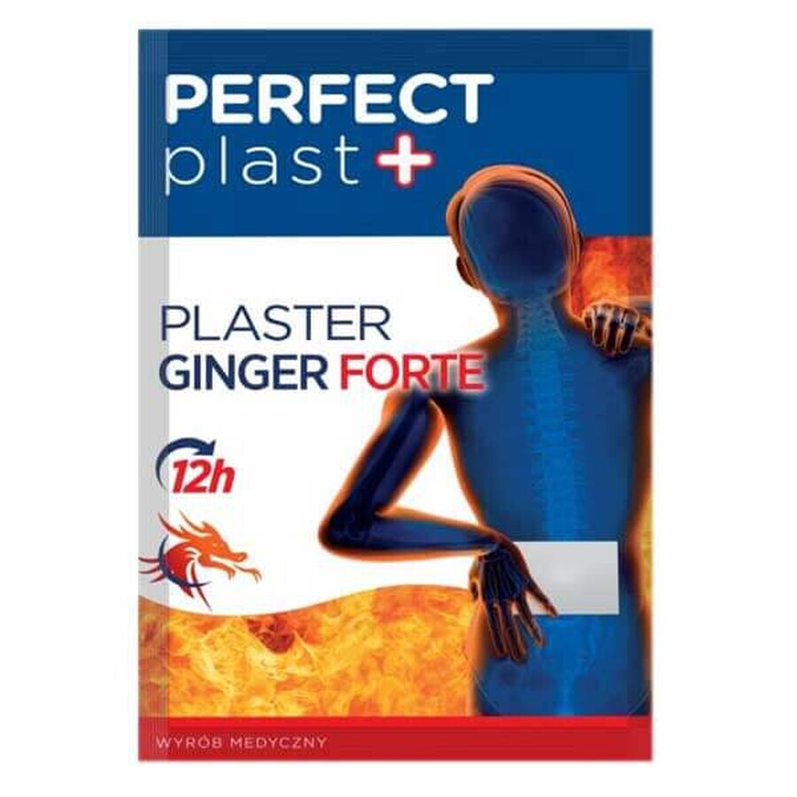 Perfect Plast+ Ginger Forte, heating plaster, 12 cm x 18 cm, 1 pc