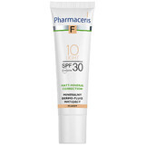 Pharmaceris F Matt-Mineral-Korrektur, mineralisches mattierendes Dermo-Fluid, 10 Light, SPF 30, 30 ml