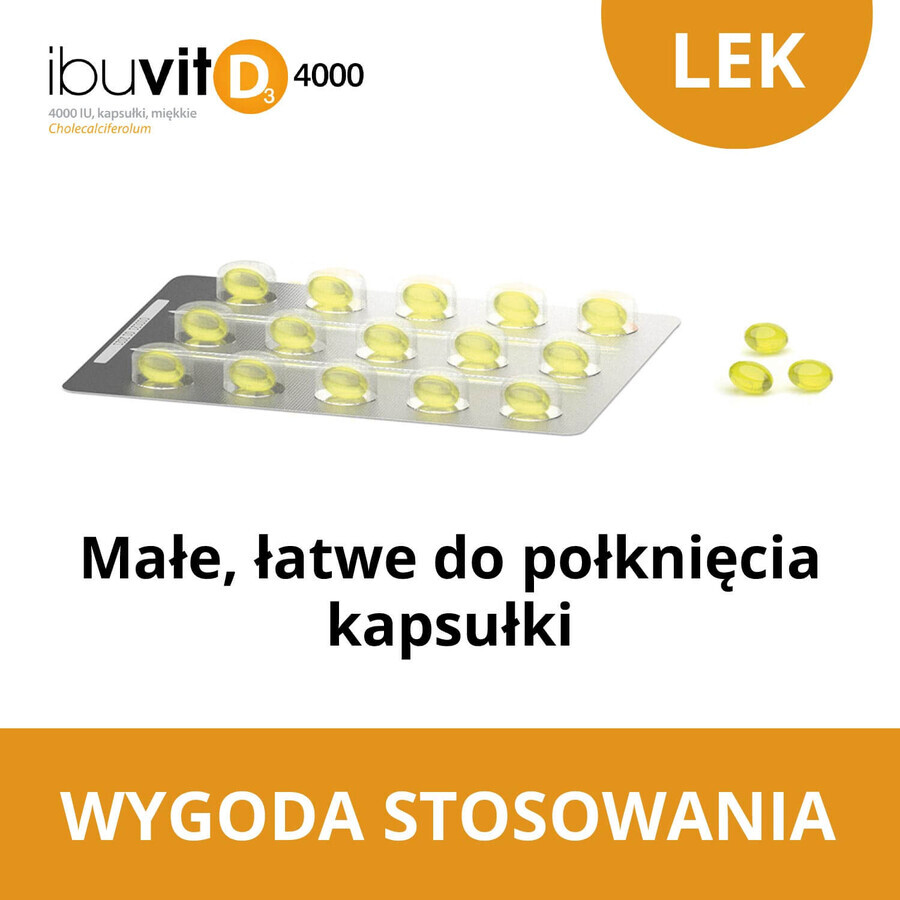 Ibuvit D3 4000 IE, 30 capsules