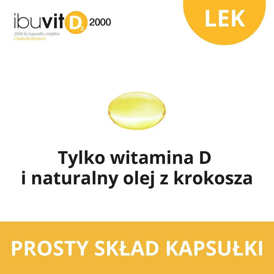 Ibuvit D3 2000 IU, 60 capsules