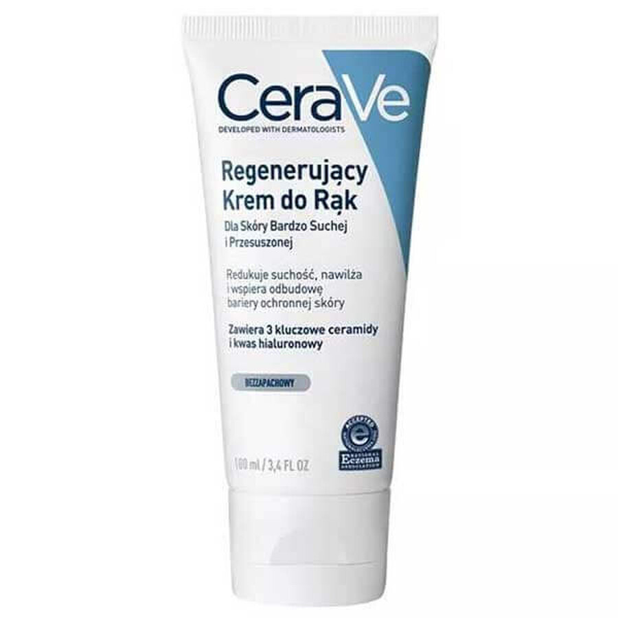 CeraVe, regenerierende Handcreme, sehr trockene und dehydrierte Haut, 100 ml