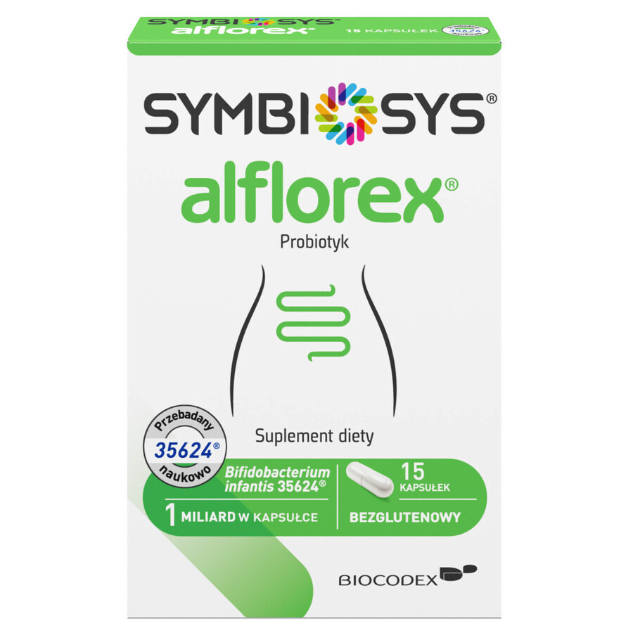 Symbiosys Alflorex, 15 Kapseln