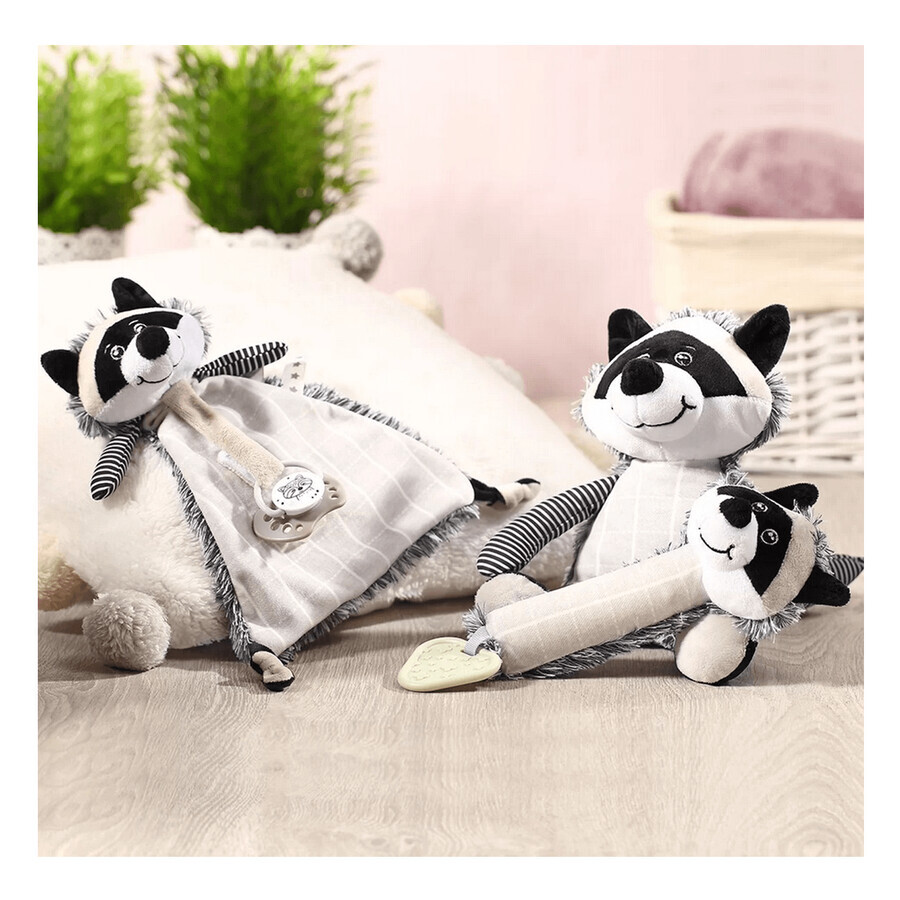 BabyOno, Tag for plush dolls, Rocky the raccoon