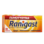 Famotidina Ranigast 20 mg, 20 compresse rivestite con film