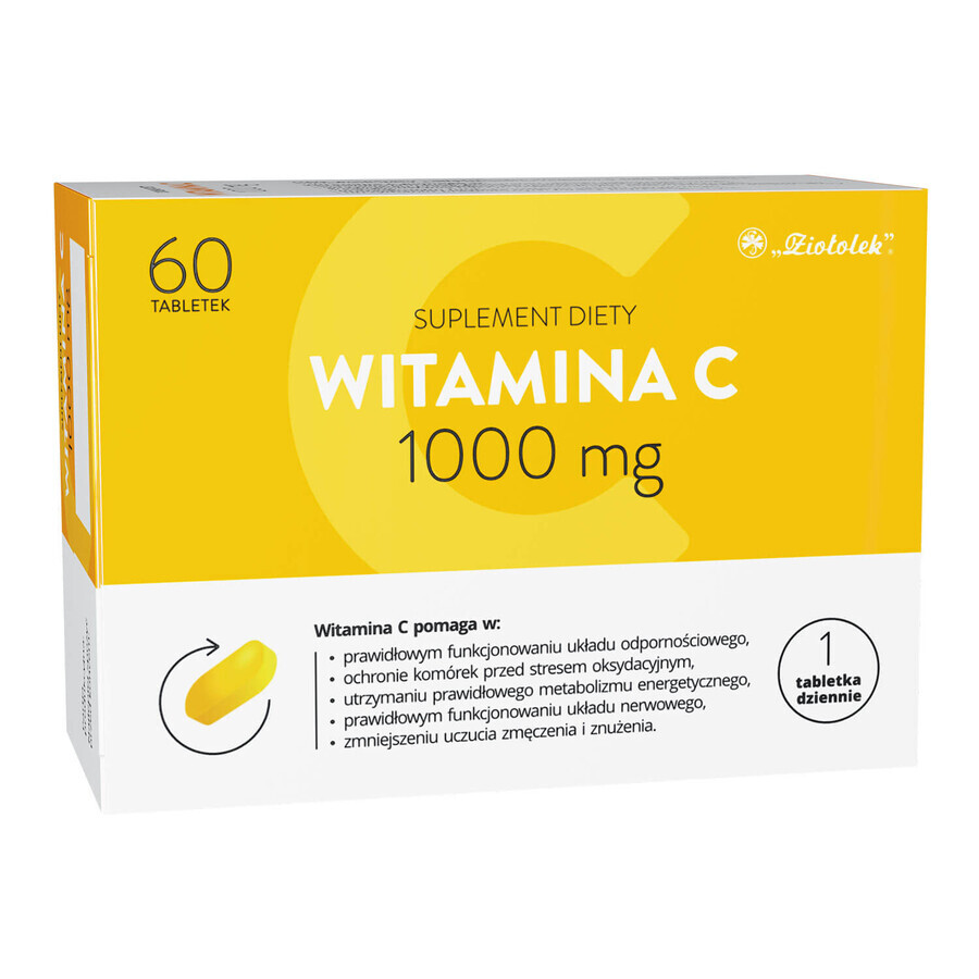 Ziołolek Vitamin C 1000 mg, 60 Tabletten