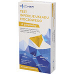 Diather Urinary Tract Infection Test, Heimtest zum Nachweis von Leukozyten, Blut, Nitrit und Protein im Urin, für Kinder und Erwachsene, 1 Stück