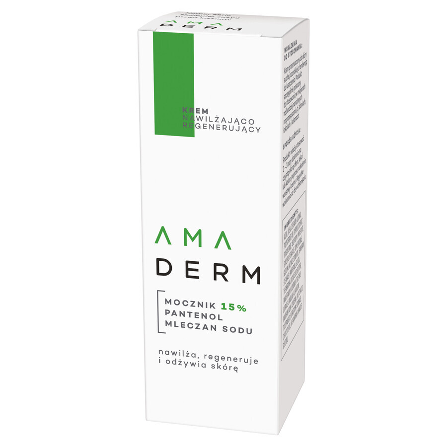 Amaderm Urea 15%, feuchtigkeitsspendende und regenerierende Creme, 50 ml