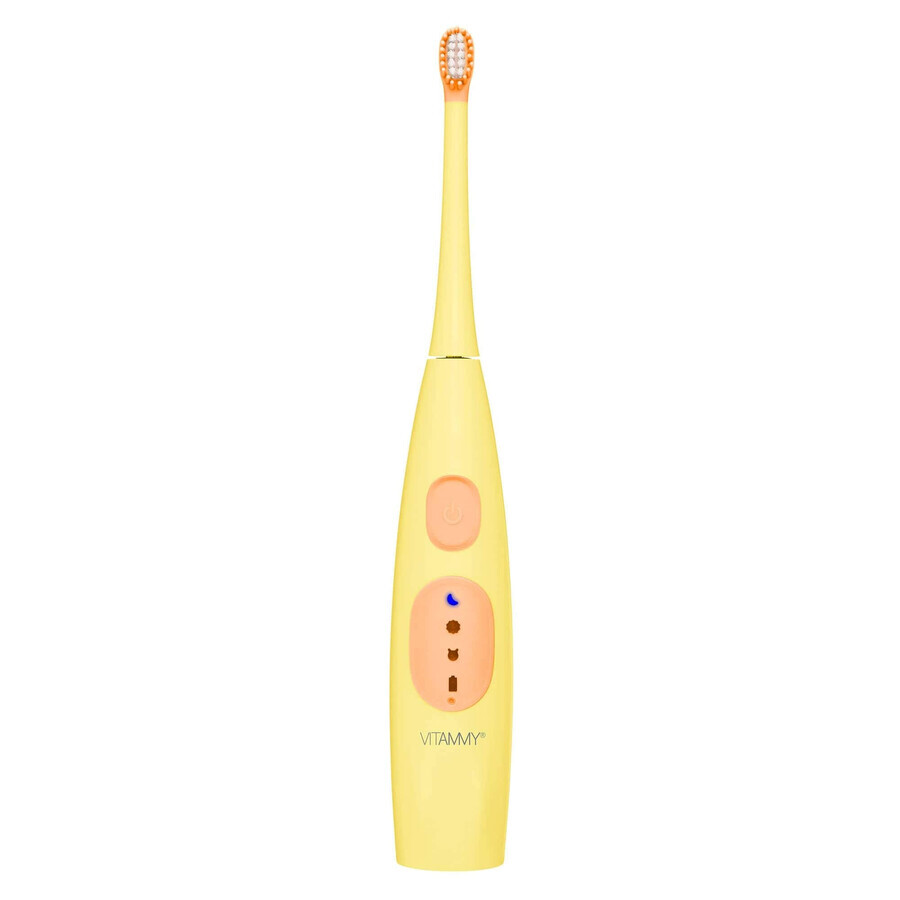 Vitammy Little Dino Children's Sonic Toothbrush, Yellow, From 3 Years, 1 Pc