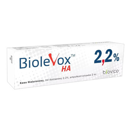 Biolevox HA 2,2%, 2 ml x 1 Ampulle Spritze, Biovico