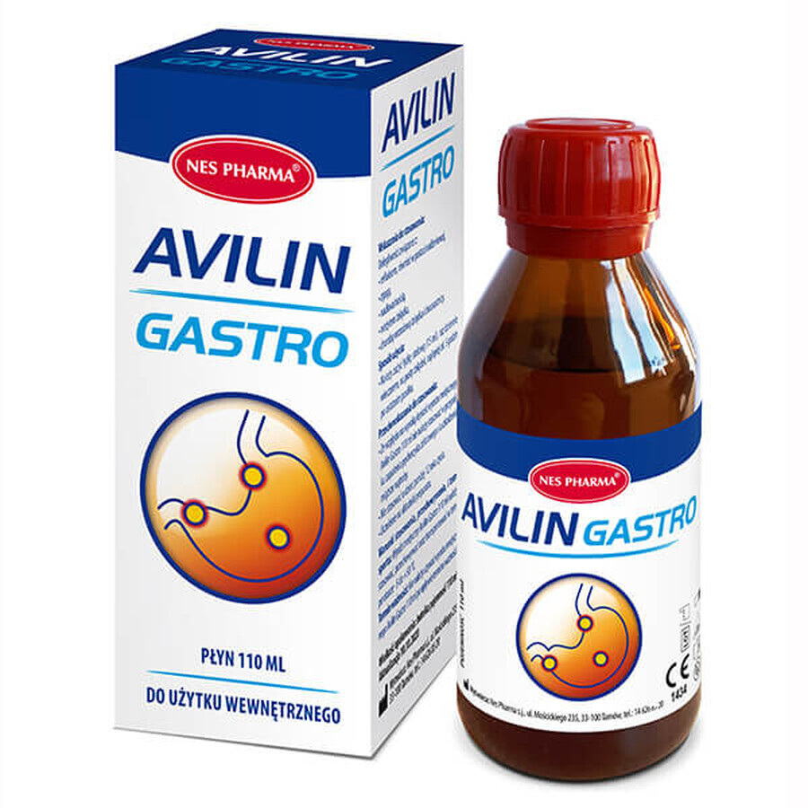 AVILIN Gastro, Sirup gegen Sodbrennen, 110 ml