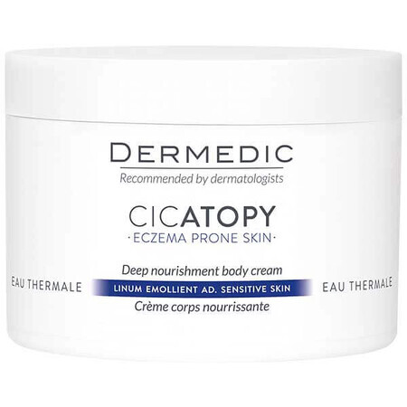 Dermedic Cicatopy, preparado corporal de hidratación intensiva, pieles secas y atópicas, 225 ml