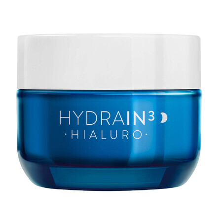 Dermedic Hydrain 3 Hialuro, Nachtcreme, trockene, sehr trockene und dehydrierte Haut, 50 ml