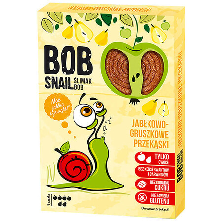 Bob Snail Roll Fruit snacks, apple, pear, 60 g