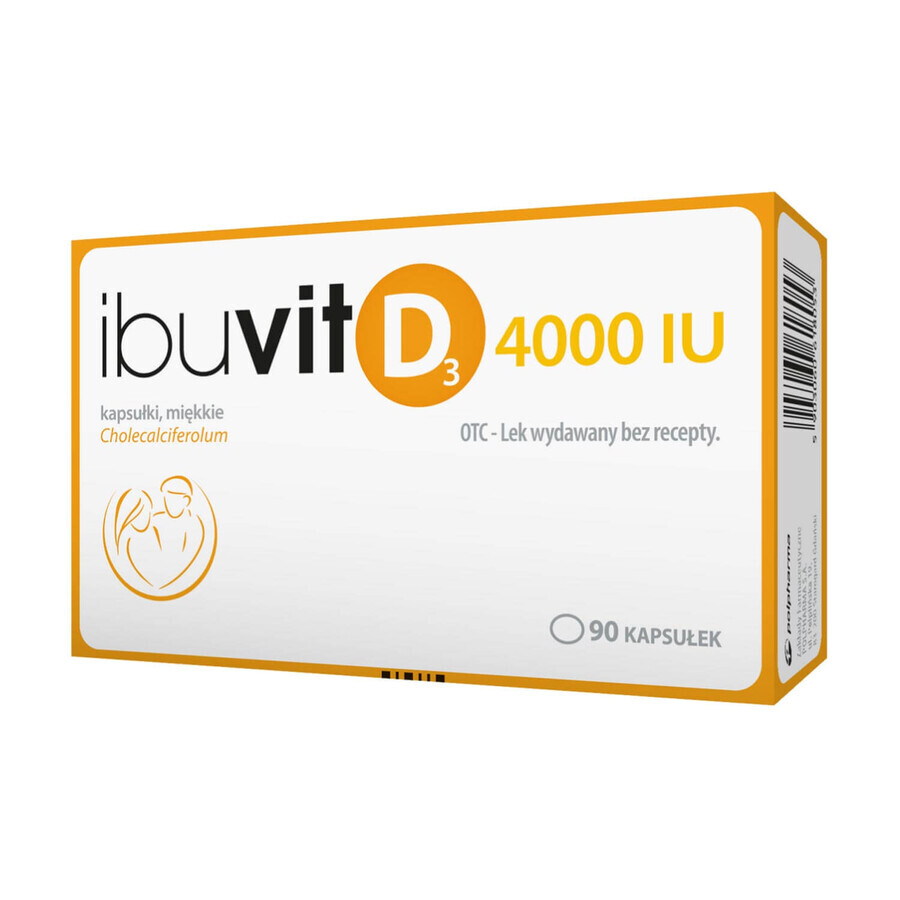 Ibuvit D3 4000 IU, 90 gélules