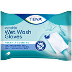 Tena ProSkin Wet Wash Guantes, toallitas higiénicas humedecidas, 8 unidades