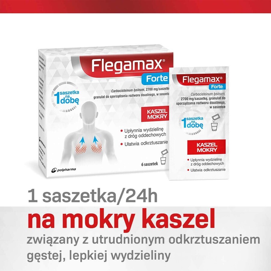 Flegamax Forte 2.7g, 6 sachets