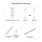 Diather Test Angina Strep A, home test for the detection of Group A Streptococcus antigens from throat swabs, 1 pc