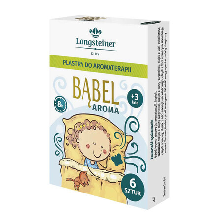 Langsteiner Bubble Aroma, Aromatherapiepflaster, ab 3 Jahren, 6 Stück