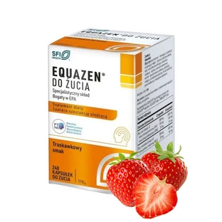 Equazen, strawberry flavor, 240 chewable capsules, Qpharma