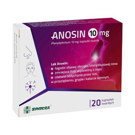 Anosin 10 mg, 20 Hartkapseln