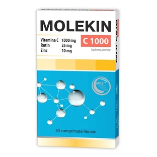 Molekin C1000, Rutin und Zink, 30 Tabletten, Zdrovit