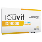 Ibuvit D3 4000 + K2 MK-7 Omega 3, 30 Weichkapseln