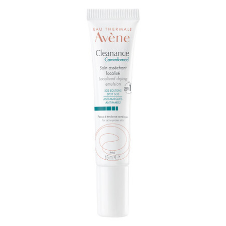 Avene Cleanance Comedomed, fleckentrocknende Emulsion, zu Akne neigende Haut, 15 ml