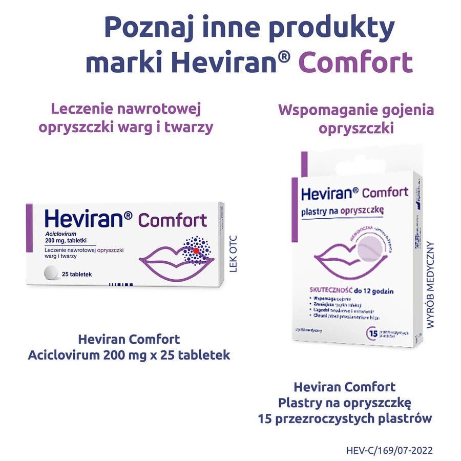 Heviran Comfort Max 400 mg, 60 tablets