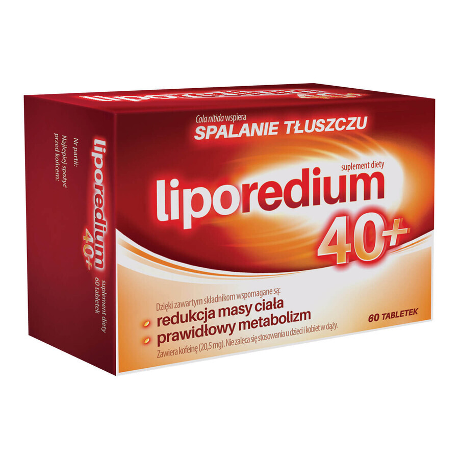 Liporedium 40+, 60 Tabletten