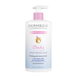 Dermedic Baby, gel nettoyant crémeux pour le corps et les cheveux dès le premier jour, peau atopique, 500 ml