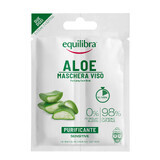 Equilibra Aloe, purifying facial mask, 2 x 7.5 ml