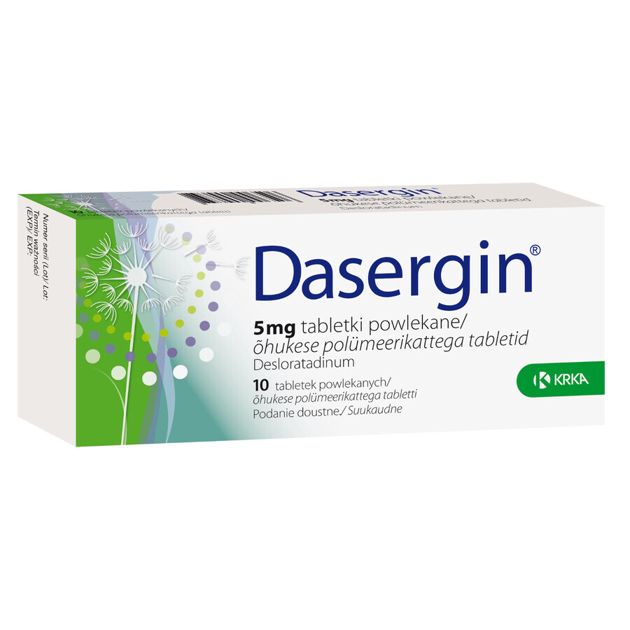 Dasergin 5 mg, 10 Filmtabletten