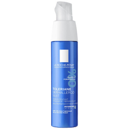 La Roche-Posay Toleriane Dermallergo, Nachtcreme, regenerierende Feuchtigkeitspflege, 40 ml