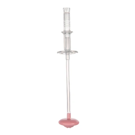 Canpol Babies, tropffreier Silikonschlauch mit Gewicht, rosa, 56/609, 1 Stück