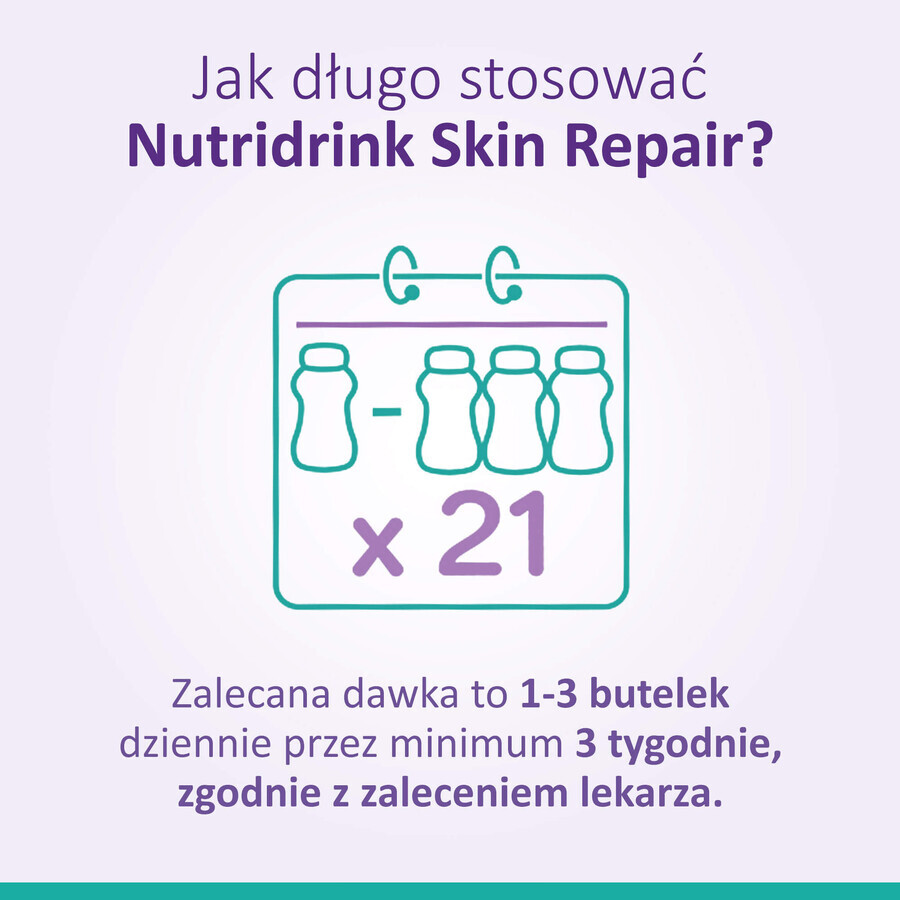 Nutridrink Skin Repair, Vanille-Geschmack, 4 x 200 ml