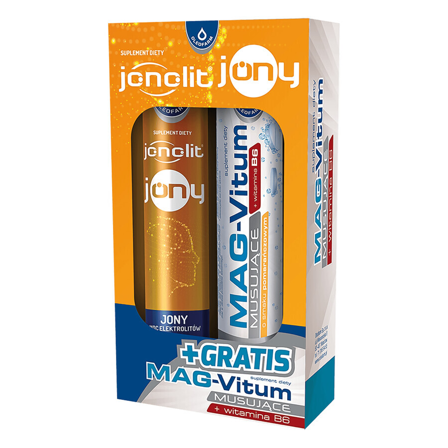 Ionolith Ionen, 20 Brausetabletten + Mag-Vitum B6, 20 Brausetabletten gratis