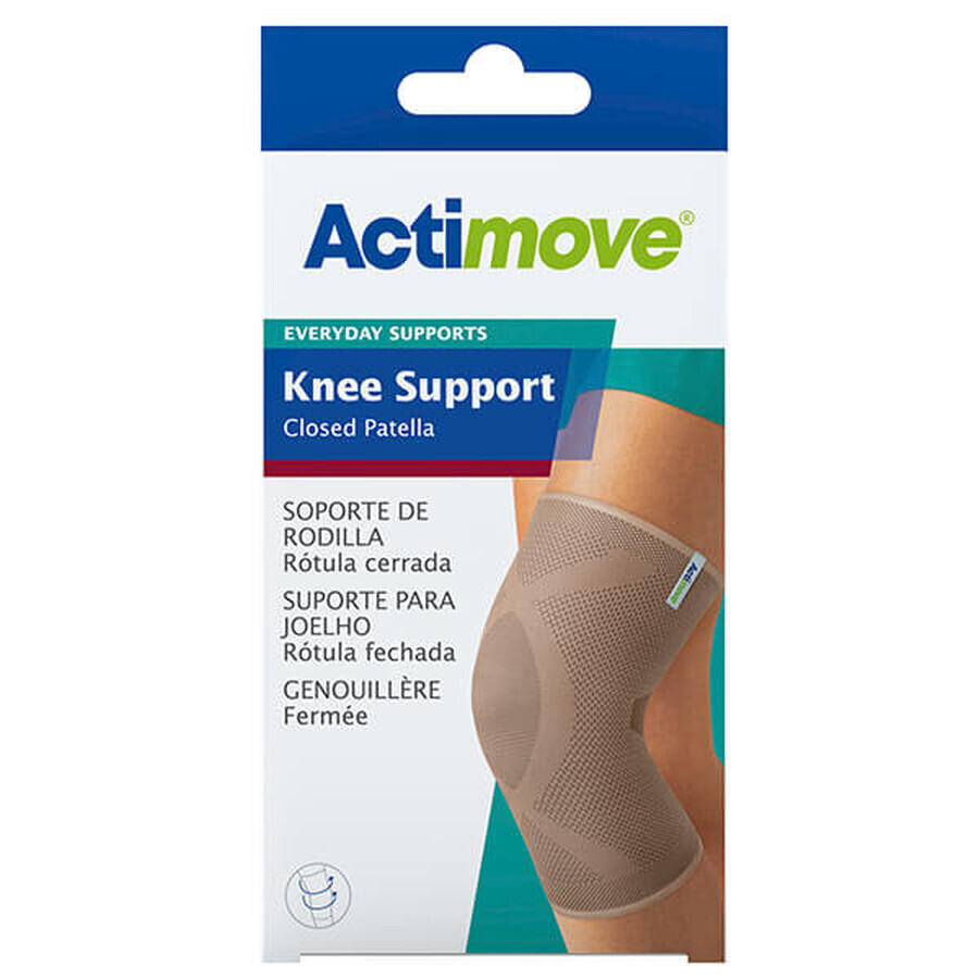 Actimove Everyday Supports, Kniestütze mit Patellaschutz, beige, Größe L, 1 Stück