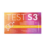 JD Biotech Test S3, test antigen rapid pentru boli cu transmitere sexuală 3in1, 1 buc