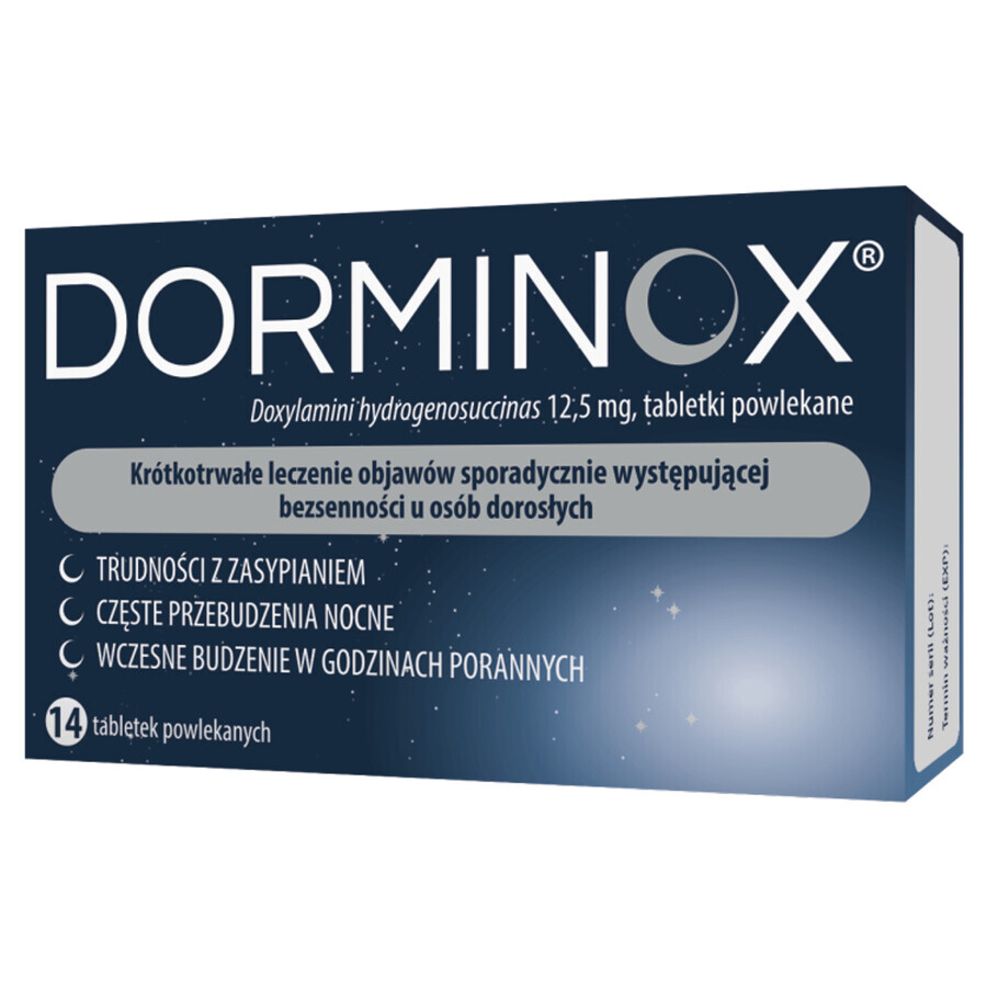 Dorminox 12,5 mg, 14 Filmtabletten