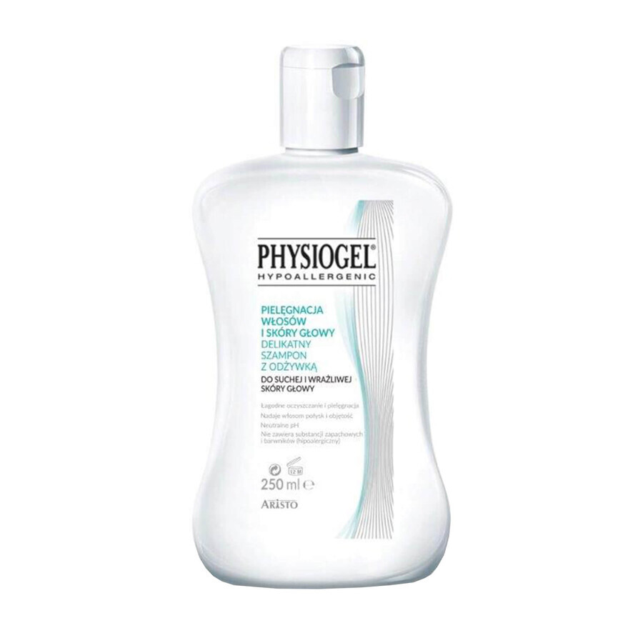 Physiogel, delicate shampoo and conditioner, dry and sensitive scalp, 250 ml