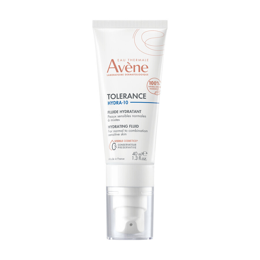 Avène Tolérance Hydra 10, fluide hydratant, 40 ml