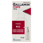 Ballamin Forte, Vitamin B12 500 µg, Mundspray, 15 ml