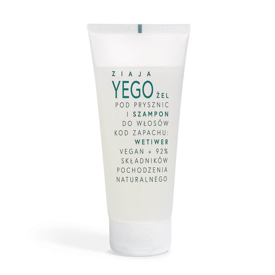 Ziaja Yego Set, Duschgel und Shampoo, 400 ml + Duschgel und Shampoo, 2 x 200 ml + Aftershave Balsam, 80 ml KURZFRISTIGE