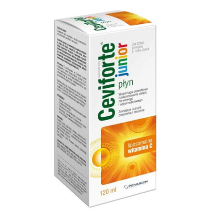 Ceviforte Junior, liposomales Vitamin C für Kinder ab 3 Jahren, 120 ml