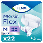 Tena Flex ProSkin, pantalones pañales, talla M, 71-102 cm, Maxi, 22 piezas