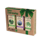 Pureo Health Power Set, natürliche ätherische Öle, Paleo, Lavendel, Eukalyptus, 3 x 10 ml