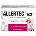 Allertec WZF 10 mg, 20 Filmtabletten